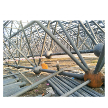 Steel space frame arch dry closed coal storage bunker material